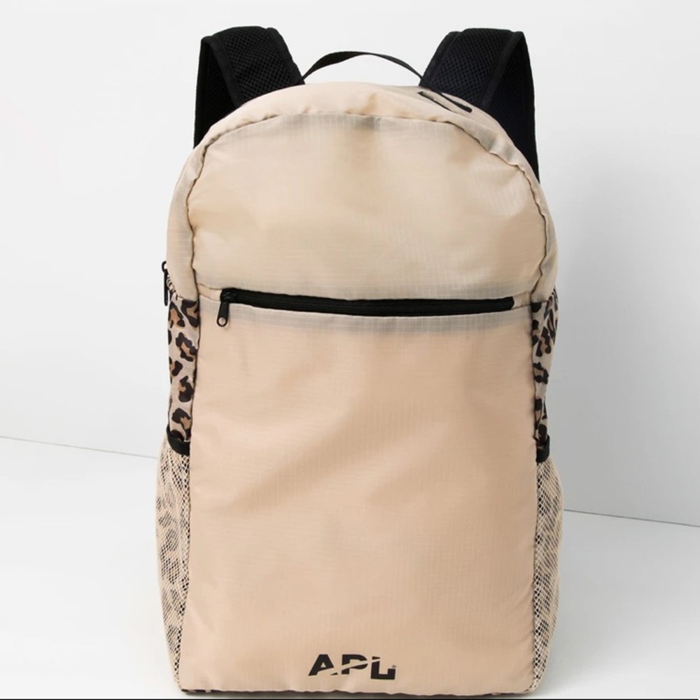 NWT** APL Packable Backpack~Leopard Print